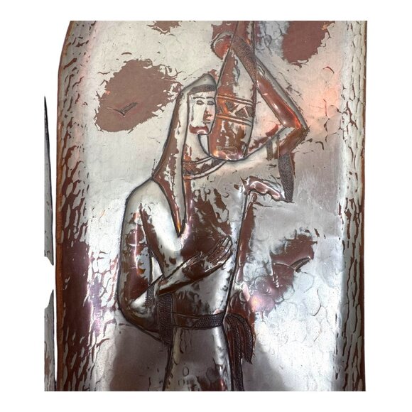 Jewish Handcarved Platter By A.N. Oppenheim Blues Design Israel 24x12 Judaic - Picture 2 of 10